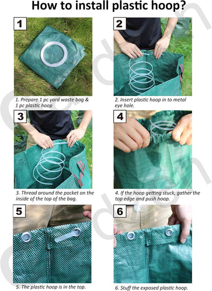 Plastic Large Leaf Scoop Hand Rakes