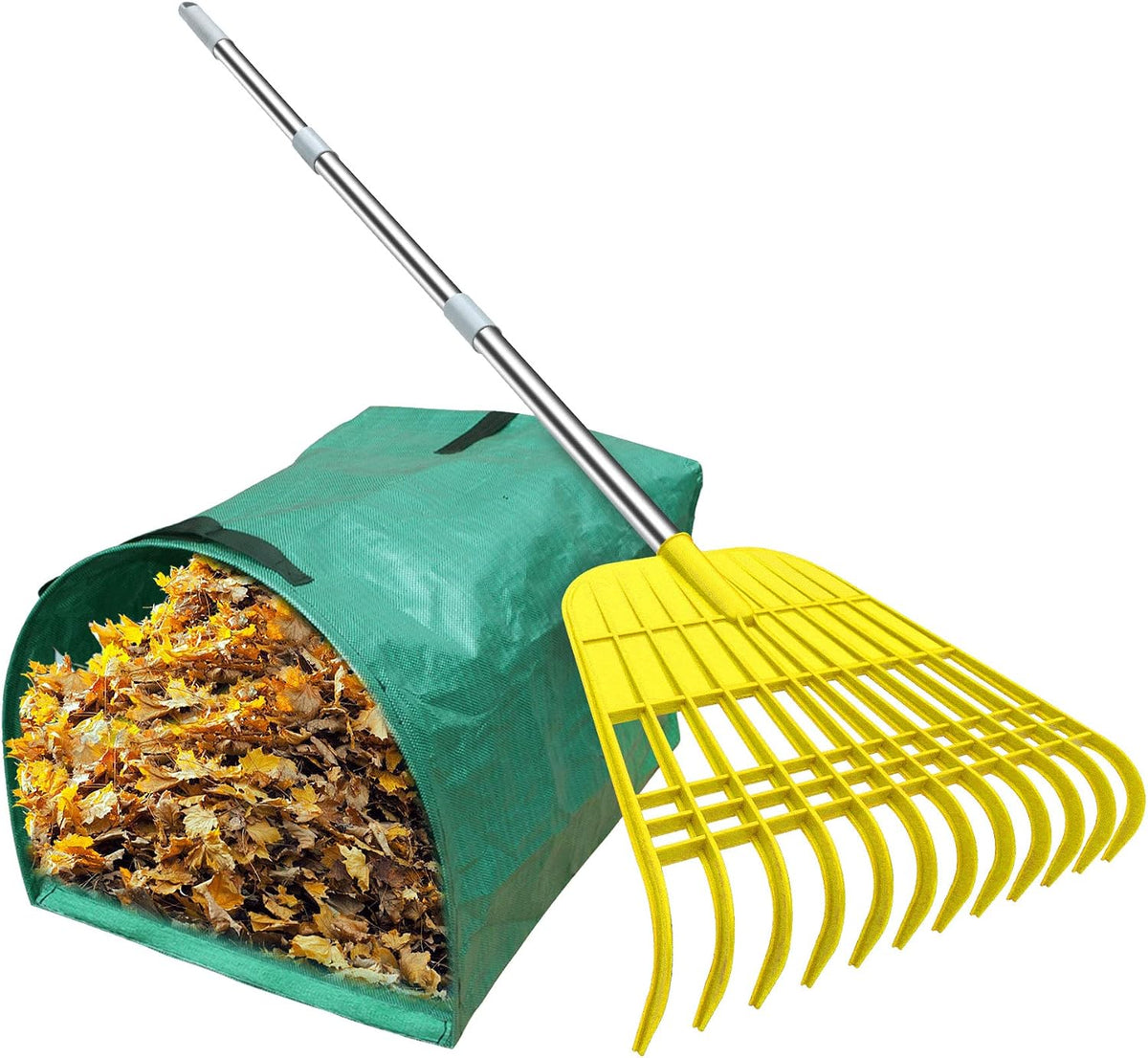Plastic Large Leaf Scoop Hand Rakes
