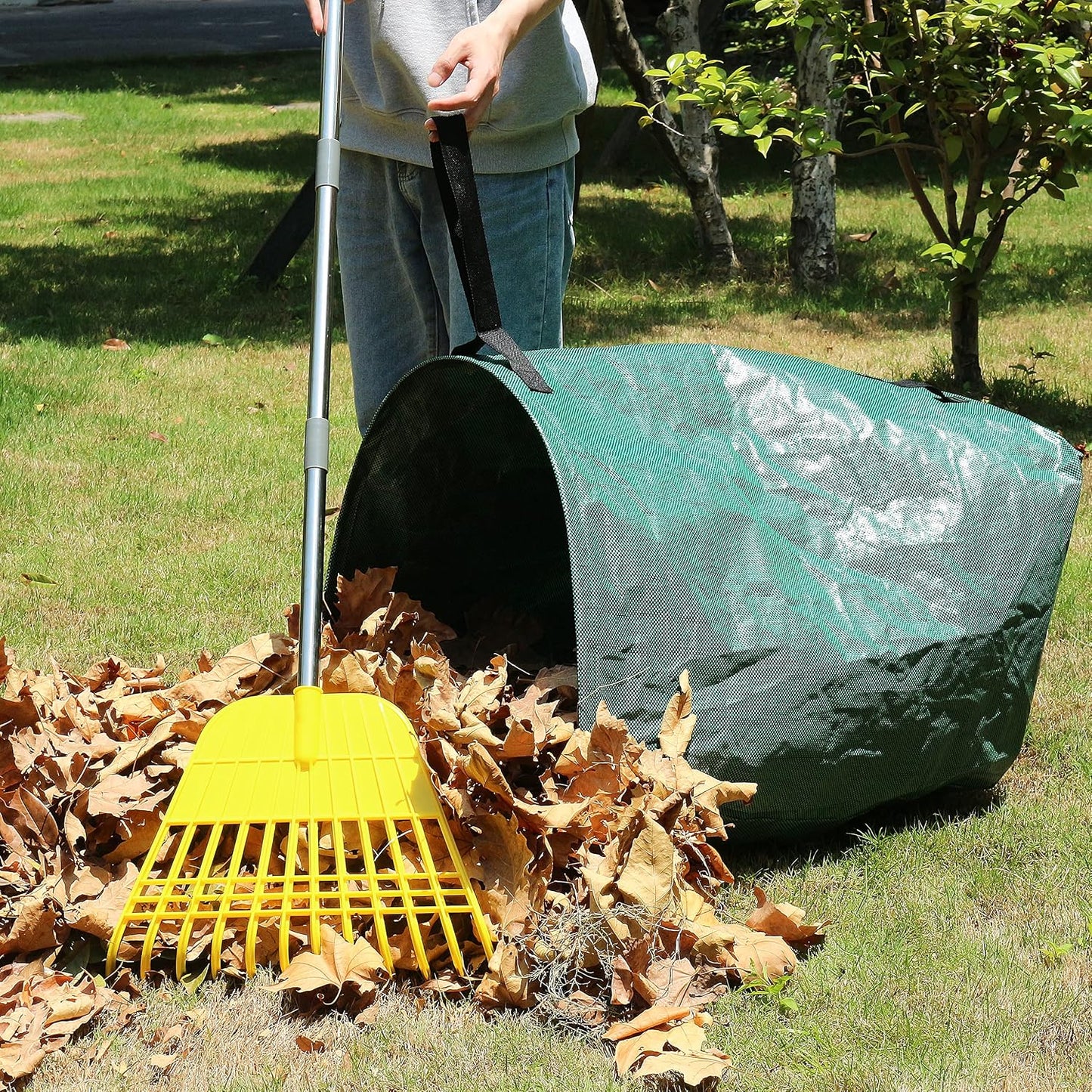 Plastic Large Leaf Scoop Hand Rakes