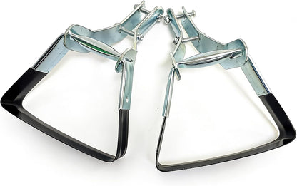 Stirrup Hoe Gardening Tools Hula Hoe Replacement Head 304 Stainless Steel 2 Pack