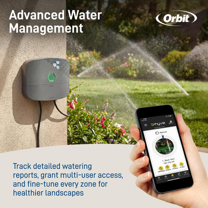 B-hyve XR Smart Sprinkler Timer - 8-Zone - WiFi-Enabled Indoor/Outdoor Irrigation Controller - App Control - Weatherproof Watering System - Multi Zone - Custom Programs - 57985