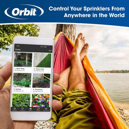 B-hyve XR Smart Sprinkler Timer - 8-Zone - WiFi-Enabled Indoor/Outdoor Irrigation Controller - App Control - Weatherproof Watering System - Multi Zone - Custom Programs - 57985