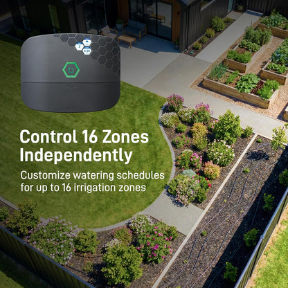B-hyve XR Smart Sprinkler Timer - 8-Zone - WiFi-Enabled Indoor/Outdoor Irrigation Controller - App Control - Weatherproof Watering System - Multi Zone - Custom Programs - 57985
