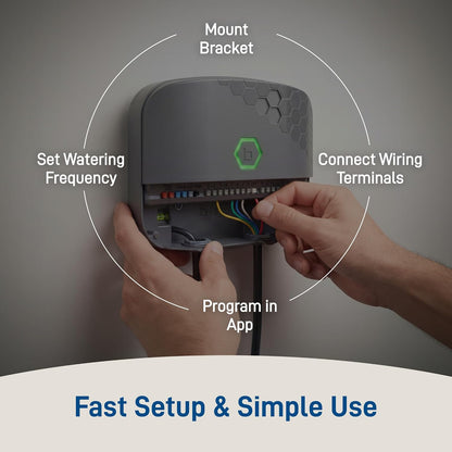 B-hyve XR Smart Sprinkler Timer - 8-Zone - WiFi-Enabled Indoor/Outdoor Irrigation Controller - App Control - Weatherproof Watering System - Multi Zone - Custom Programs - 57985