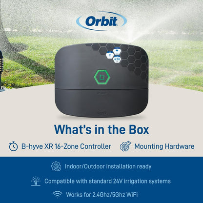 B-hyve XR Smart Sprinkler Timer - 8-Zone - WiFi-Enabled Indoor/Outdoor Irrigation Controller - App Control - Weatherproof Watering System - Multi Zone - Custom Programs - 57985