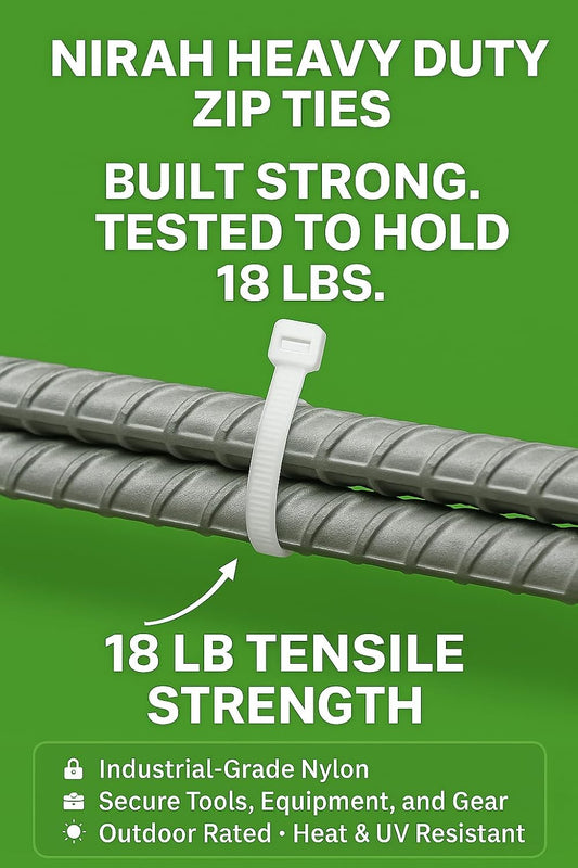 Small Zip Ties 4 inch Clear, 18lb Strength, 100 pack UV-Resistant, Self-locking PA 66 Nylon Small Cable Ties for Home, Office, Garden, Cable Management