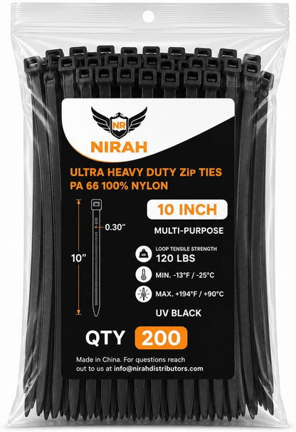 Small Zip Ties 4 inch Clear, 18lb Strength, 100 pack UV-Resistant, Self-locking PA 66 Nylon Small Cable Ties for Home, Office, Garden, Cable Management