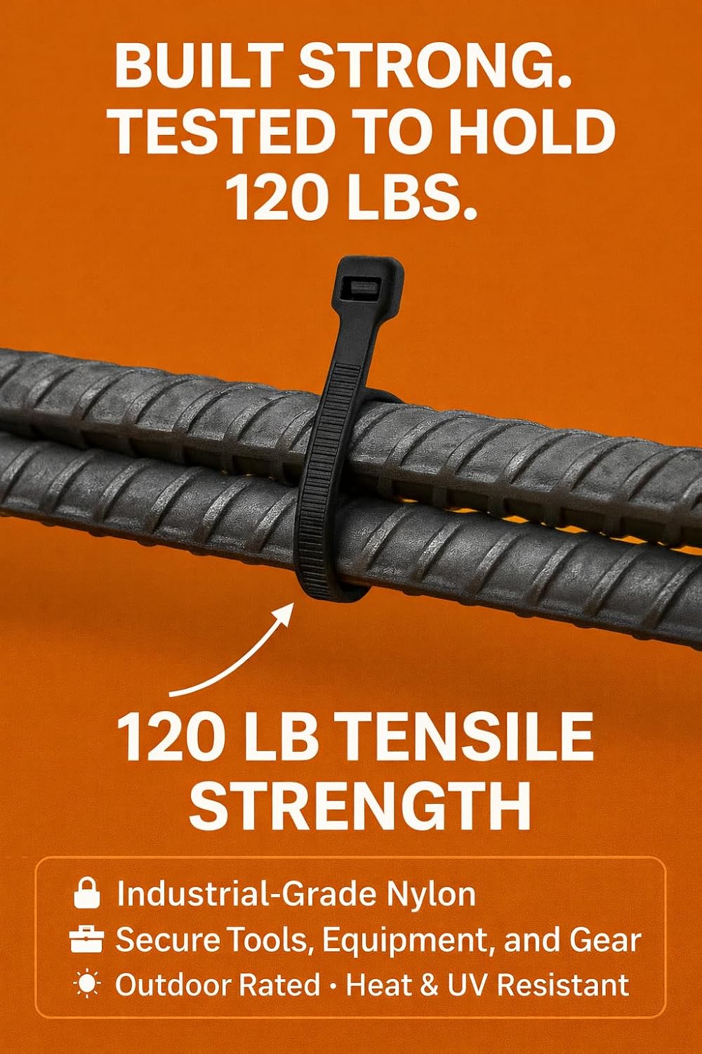 Small Zip Ties 4 inch Clear, 18lb Strength, 100 pack UV-Resistant, Self-locking PA 66 Nylon Small Cable Ties for Home, Office, Garden, Cable Management