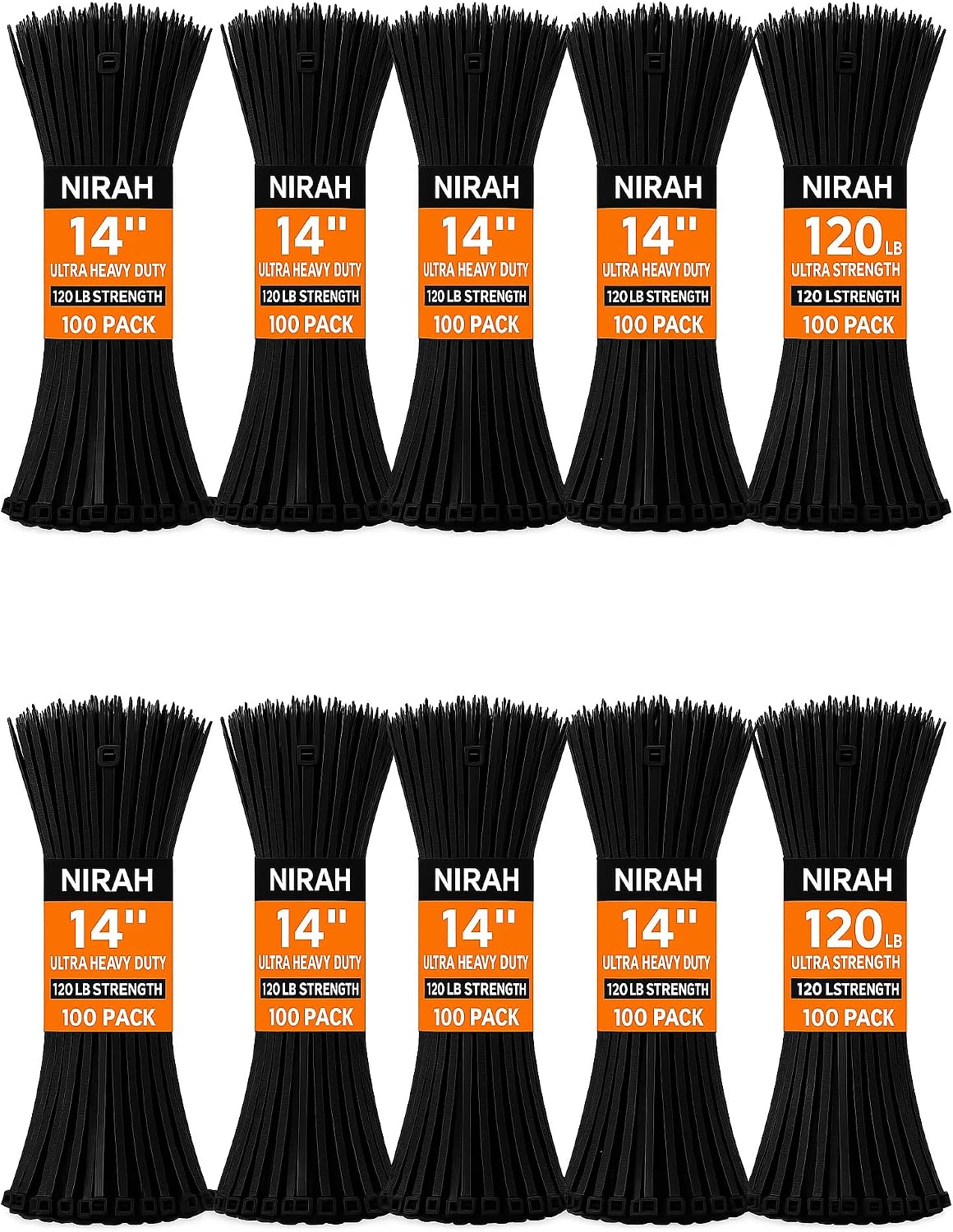 Small Zip Ties 4 inch Clear, 18lb Strength, 100 pack UV-Resistant, Self-locking PA 66 Nylon Small Cable Ties for Home, Office, Garden, Cable Management