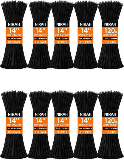 Small Zip Ties 4 inch Clear, 18lb Strength, 100 pack UV-Resistant, Self-locking PA 66 Nylon Small Cable Ties for Home, Office, Garden, Cable Management