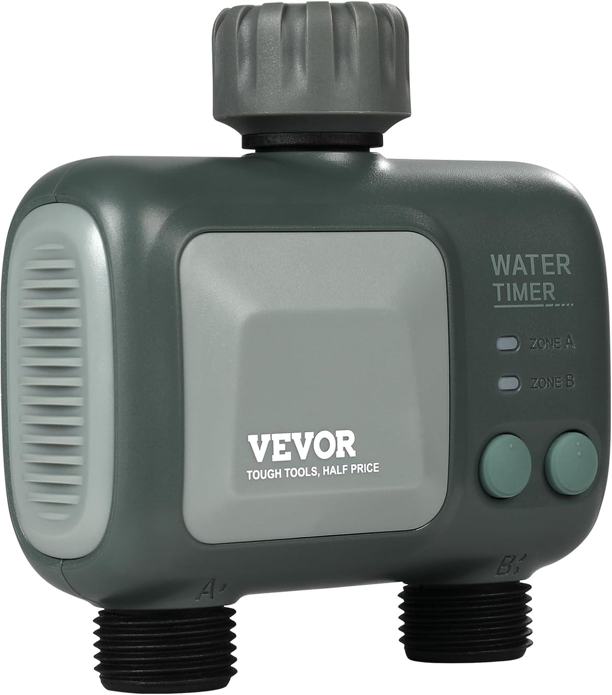 WiFi Sprinkler Timer, Single Outlet, Smart Hose Faucet Water Timer with Brass Inlet, APP Control via 2.4Ghz WiFi or Bluetooth, Voice Control with Alexa Google Assistant, IPX6 for Yard Watering
