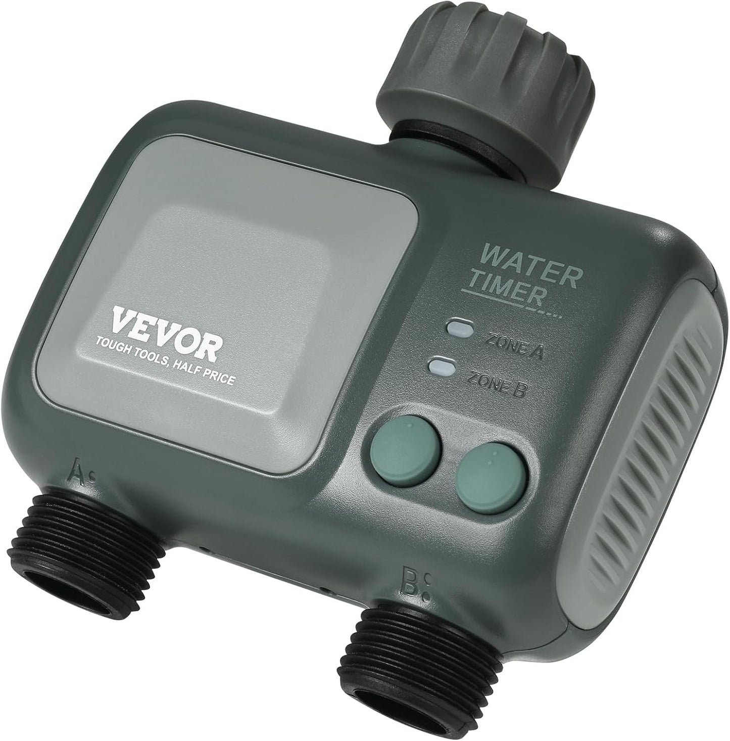 WiFi Sprinkler Timer, Single Outlet, Smart Hose Faucet Water Timer with Brass Inlet, APP Control via 2.4Ghz WiFi or Bluetooth, Voice Control with Alexa Google Assistant, IPX6 for Yard Watering