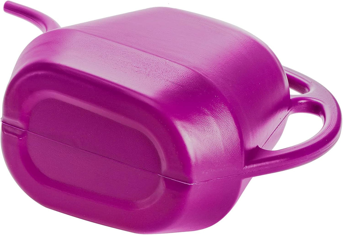 Plastic Watering Can, 1-Gallon, Deep Gray