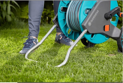 18511 CleverRoll M Frost-Proof Hose Cart, for Convenient Hose Storage and Watering, Made in Germany
