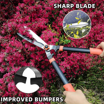 Loppers, Hedge Shears & Pruners Combo Set, 3-Piece Hedge Clippers