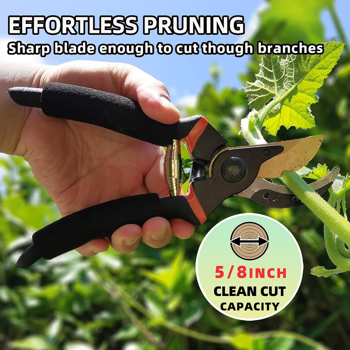 Loppers, Hedge Shears & Pruners Combo Set, 3-Piece Hedge Clippers