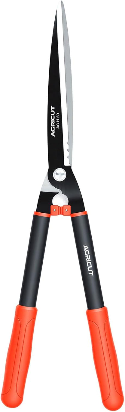 Telescopic Hedge Shears – Heavy Duty Garden Shears with Patented Wavy Blade, High Carbon Steel, Extendable Aluminium Handles 700-930mm – For Precision Trimming of Tall Hedges