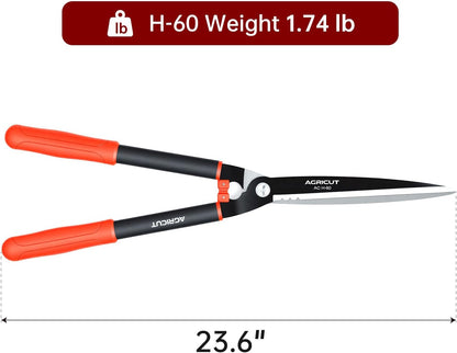 Telescopic Hedge Shears – Heavy Duty Garden Shears with Patented Wavy Blade, High Carbon Steel, Extendable Aluminium Handles 700-930mm – For Precision Trimming of Tall Hedges