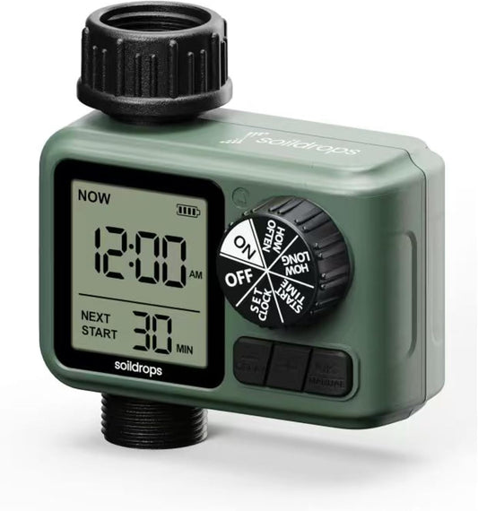 Garden Hose Sprinkler Timer 1 or 2 Outlet Programmable Controller