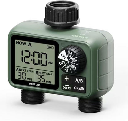 Garden Hose Sprinkler Timer 1 or 2 Outlet Programmable Controller