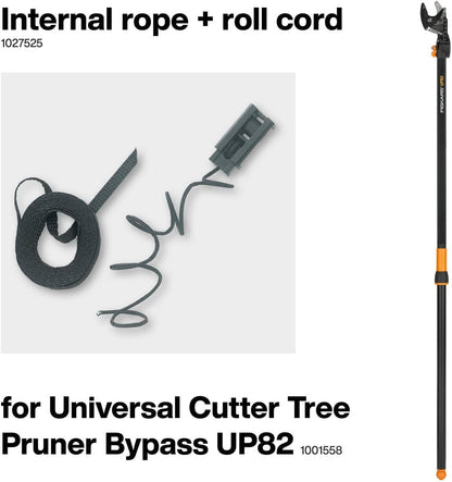 Internal Rope and Roll Cord for Tree Pruner Bypass UP82, Plastic, Black, 1027525
