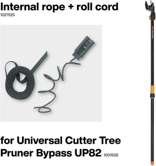 Internal Rope and Roll Cord for Tree Pruner Bypass UP82, Plastic, Black, 1027525