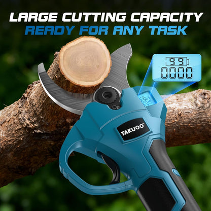 Cordless Pole Pruner, 1.6" Cutting Diameter Electric Pruning Shears