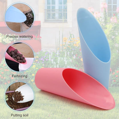 Bonsai Soil Scoops, 5 PCS Plastic Garden Soil Scoops