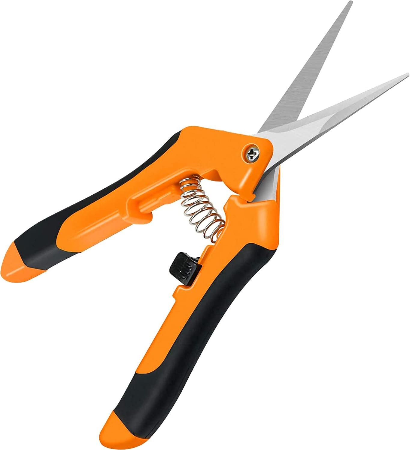 6.5 inch Pruning Shears for Gardening Trimming Scissors, Hand Pruner, Stainless Steel, Yellow