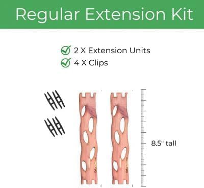 Zella Regular Starter Kit – Wooden Extendable Plant Trellis for Indoor Climbing Houseplants – Modular Plant Support with 2 Bases + 2 Extensions - Moss Pole Alternative