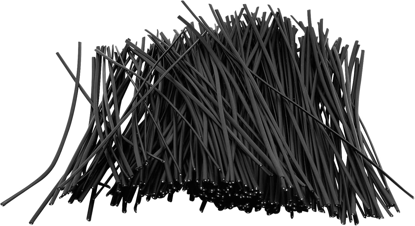 Black Metallic Twist Ties 6 Inch / 150mm, 250Pcs