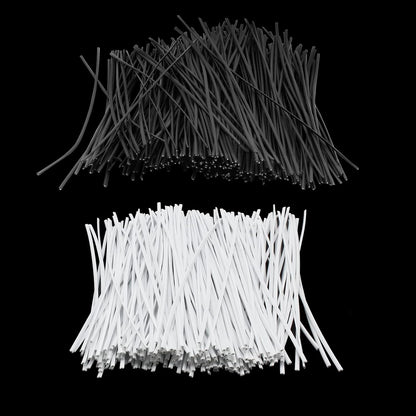 Black Metallic Twist Ties 6 Inch / 150mm, 250Pcs