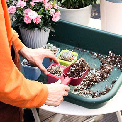 Garden Tidy Potting Tray, Plant Reportting Tray for Indoor Transplanting Gardening Planting Accessories Large Succulent Table