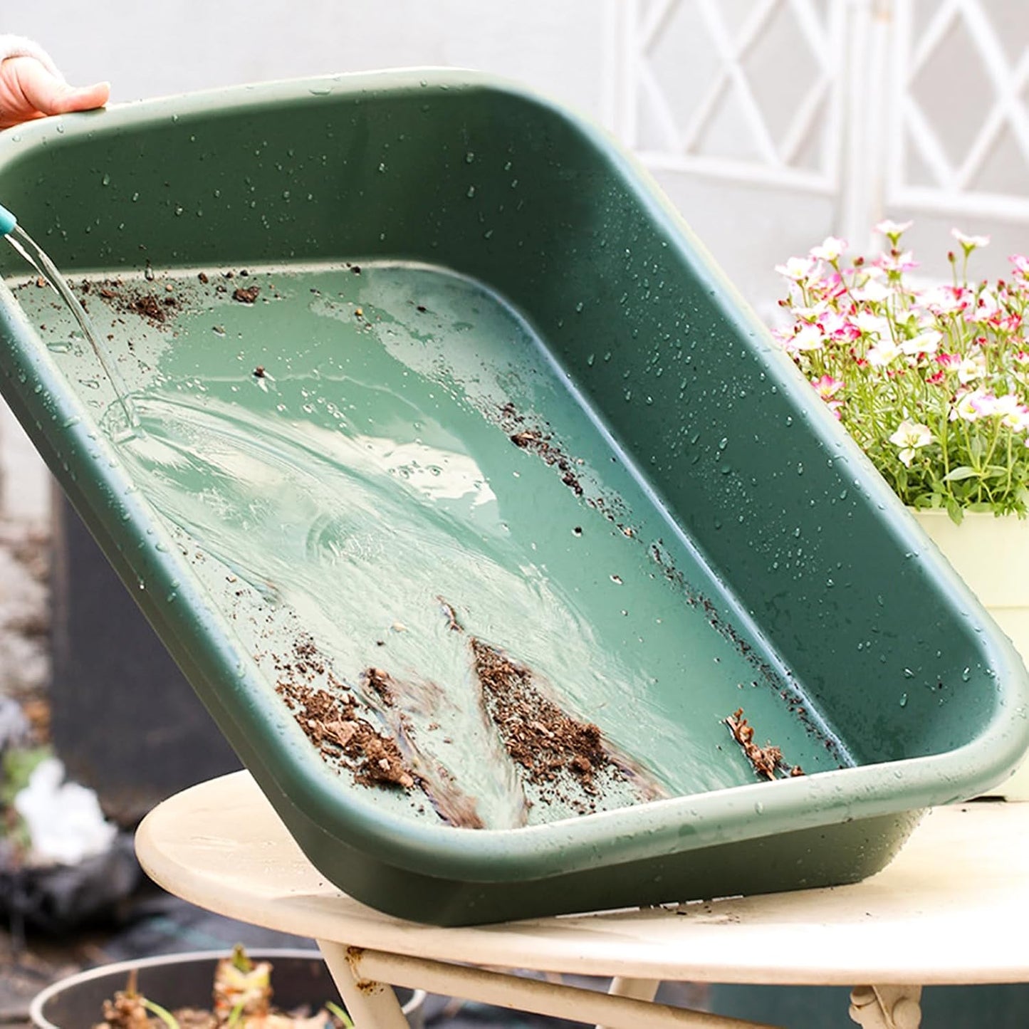 Garden Tidy Potting Tray, Plant Reportting Tray for Indoor Transplanting Gardening Planting Accessories Large Succulent Table