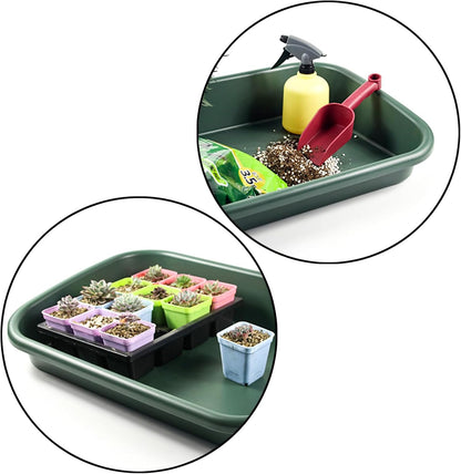 Garden Tidy Potting Tray, Plant Reportting Tray for Indoor Transplanting Gardening Planting Accessories Large Succulent Table