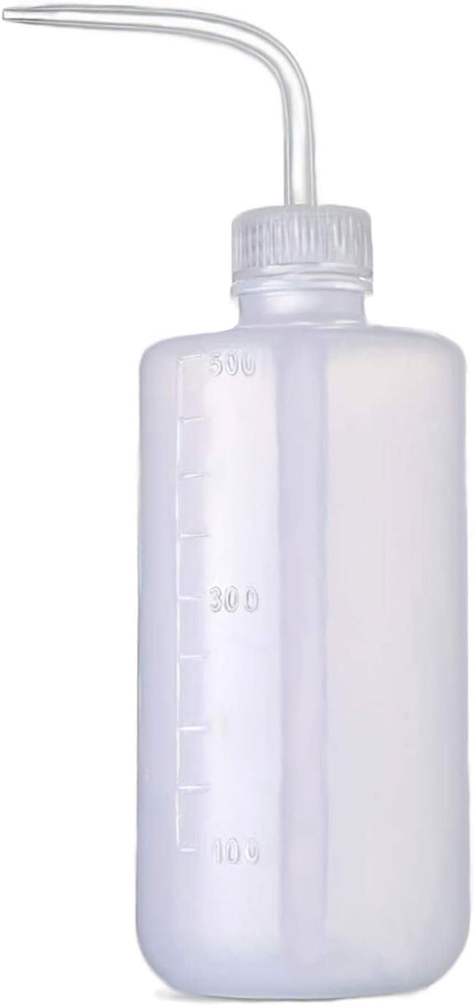 Irrigation Bottle 500ml 17oz Indoor Plant Watering Can Water Squirt Bottle Plastic Rinse Bottle for Eyelash Extensions Eye Wash Tattoo Lab (1pc)