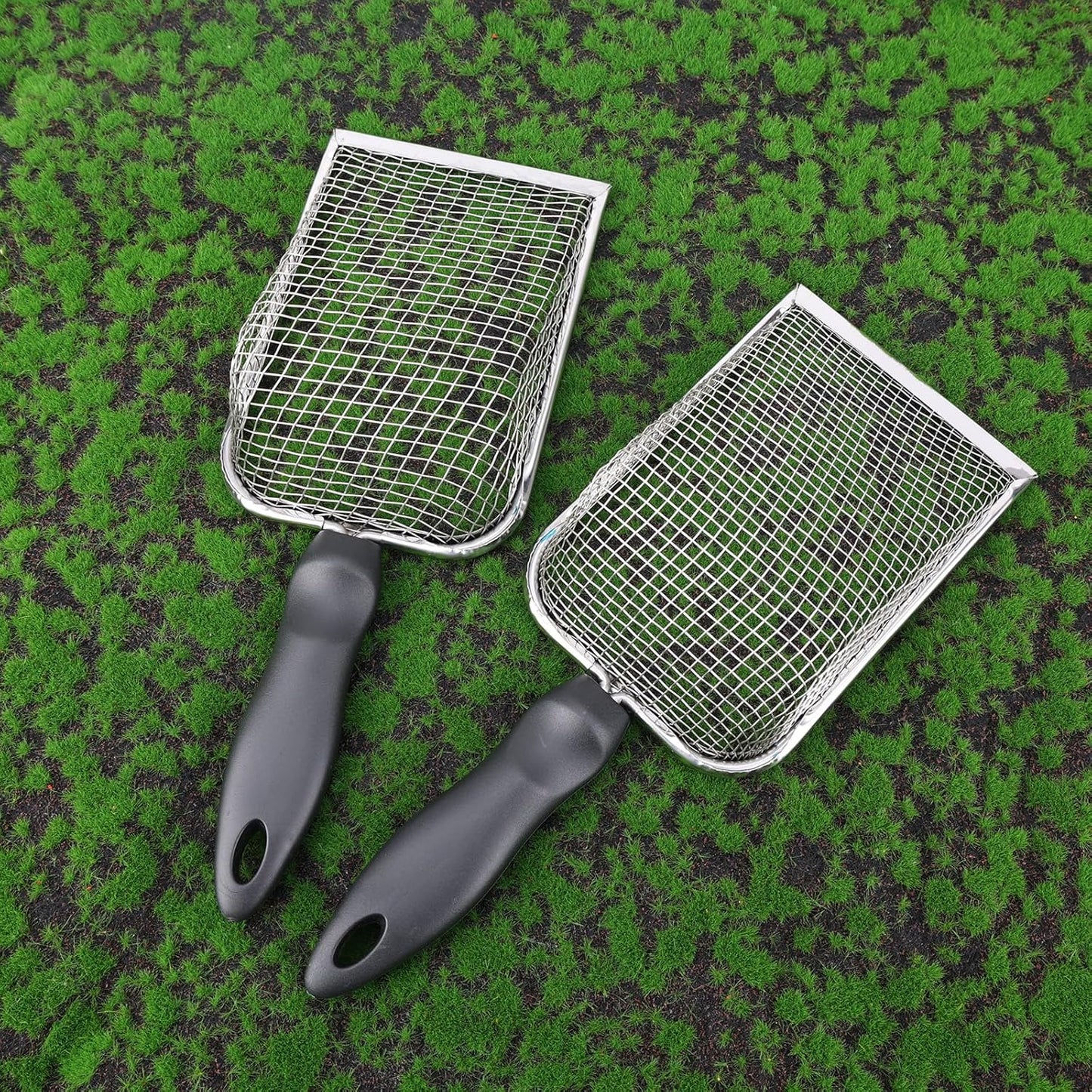 2pcs Gardening Sifter, Sand Compost Sifter with Handle