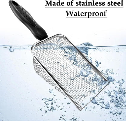 2pcs Gardening Sifter, Sand Compost Sifter with Handle