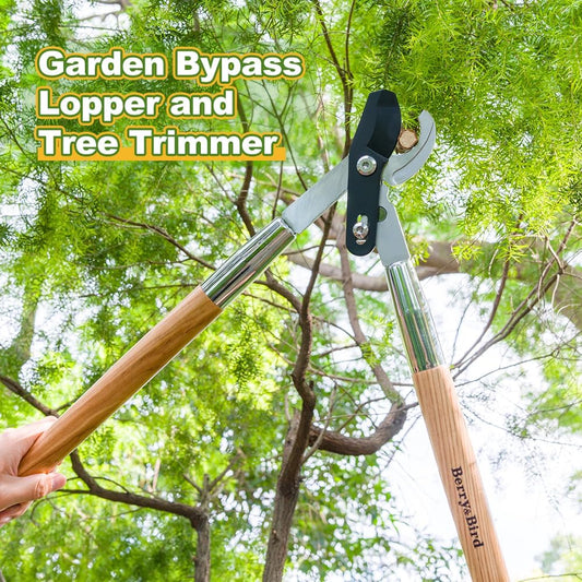 28" Garden Loppers for Tree Trimming, Heavy Duty Bypass Loppers
