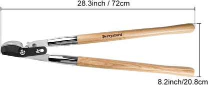 28" Garden Loppers for Tree Trimming, Heavy Duty Bypass Loppers