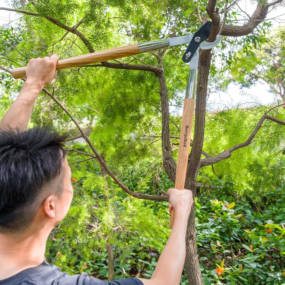 28" Garden Loppers for Tree Trimming, Heavy Duty Bypass Loppers