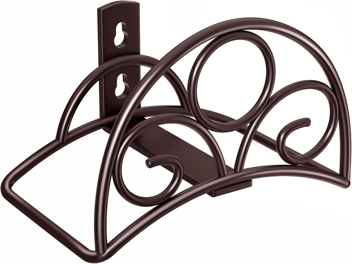 Metal Garden Hose Holder - Wall Mounted Water Hose Holder - Hose Hanger Heavy Duty for Water Hose Extension Cords Vacuum Hose