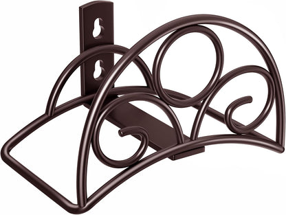 Metal Garden Hose Holder - Wall Mounted Water Hose Holder - Hose Hanger Heavy Duty for Water Hose Extension Cords Vacuum Hose