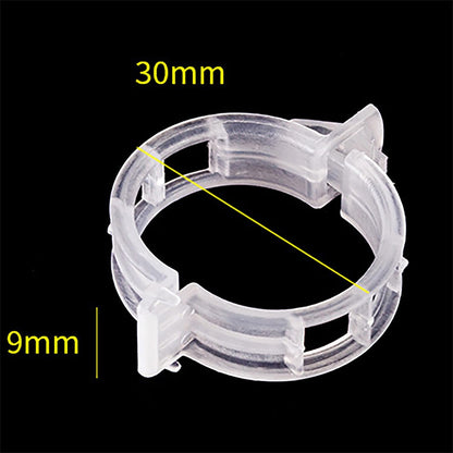 Secured Plastic Plant Clip, Tomato Clips, Secured Plant Support Clips for Climbing Plants, Plastic Trellis Clips for Fixing Stem and Vine, 2025 Upgrade (100, WHITE)