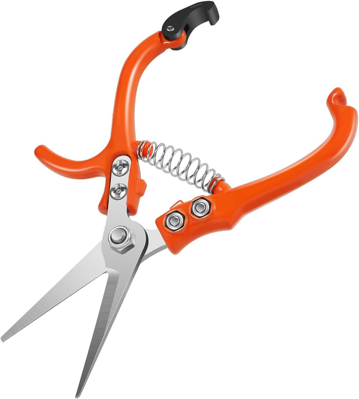 6.3" Garden Scissors for Plant, Bypass Blade Pruner, Pruning Shears for Cutting Flowers Stems, Trimming Plants, Bonsai and Fruits Picking