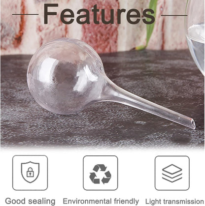10 Pcs Plant Watering Cans,Plant Watering Globes,Plant Self-Watering Bulbs,Plastic Plant Automatic Water Devices for Indoor Outdoor Potter Plants