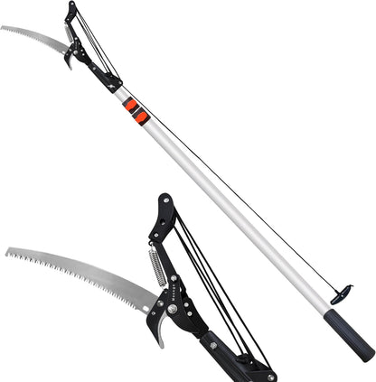 2-in-1 Manual Extendable Tree Pruner & Pole Saw
