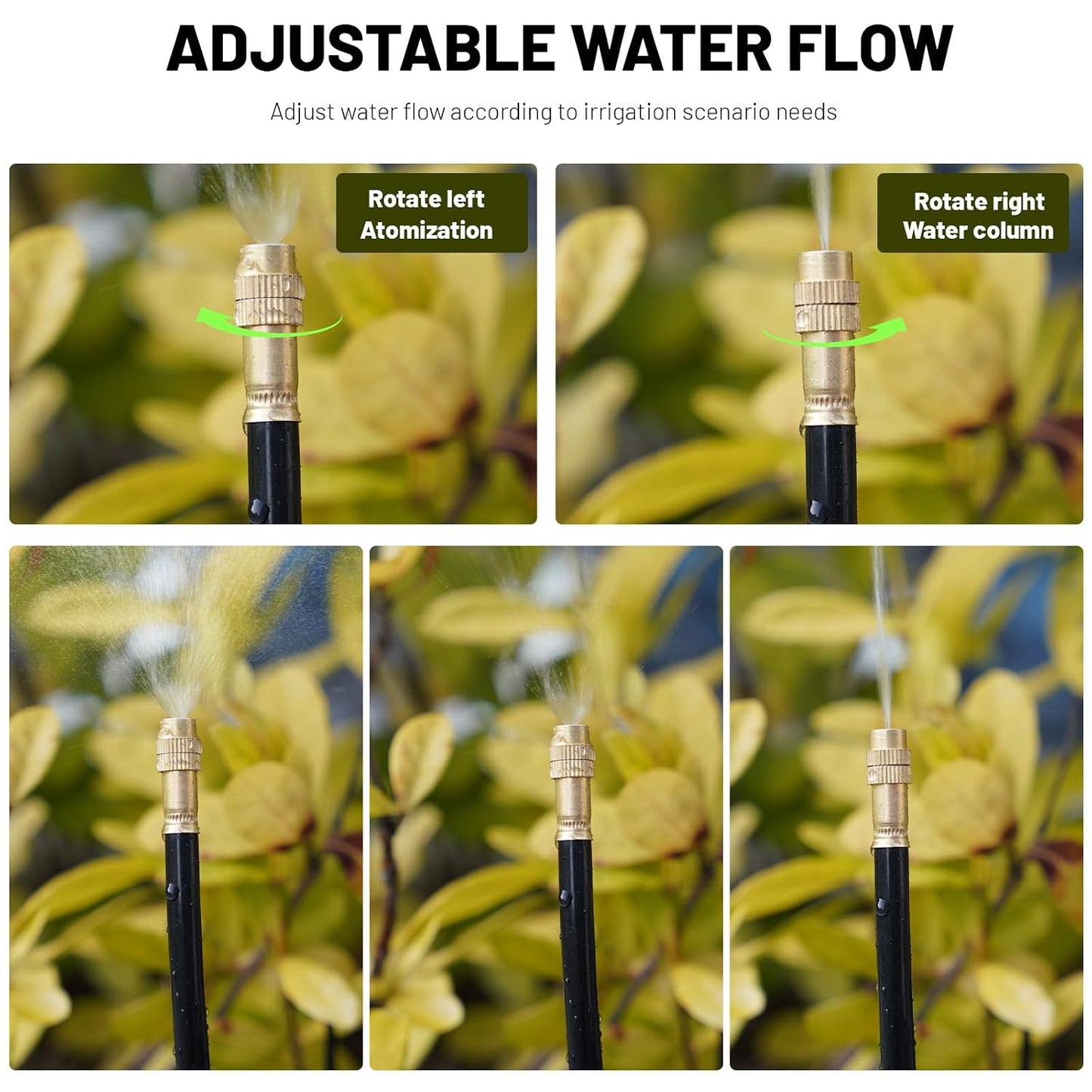 360° Adjustable Drip Irrigation System with 16 Nozzles