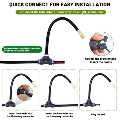 360° Adjustable Drip Irrigation System with 16 Nozzles