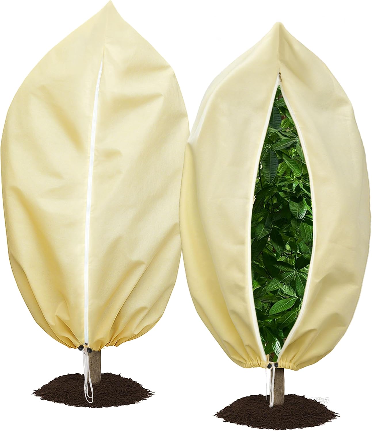 Plant Covers Freeze Protection 2 Pack 47.2"x70.8"
